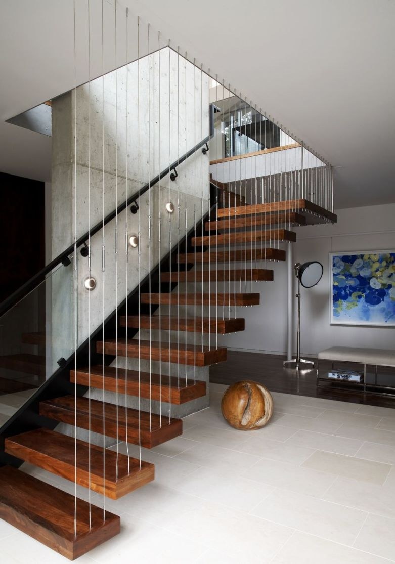 Лестницы лофт на косоурах