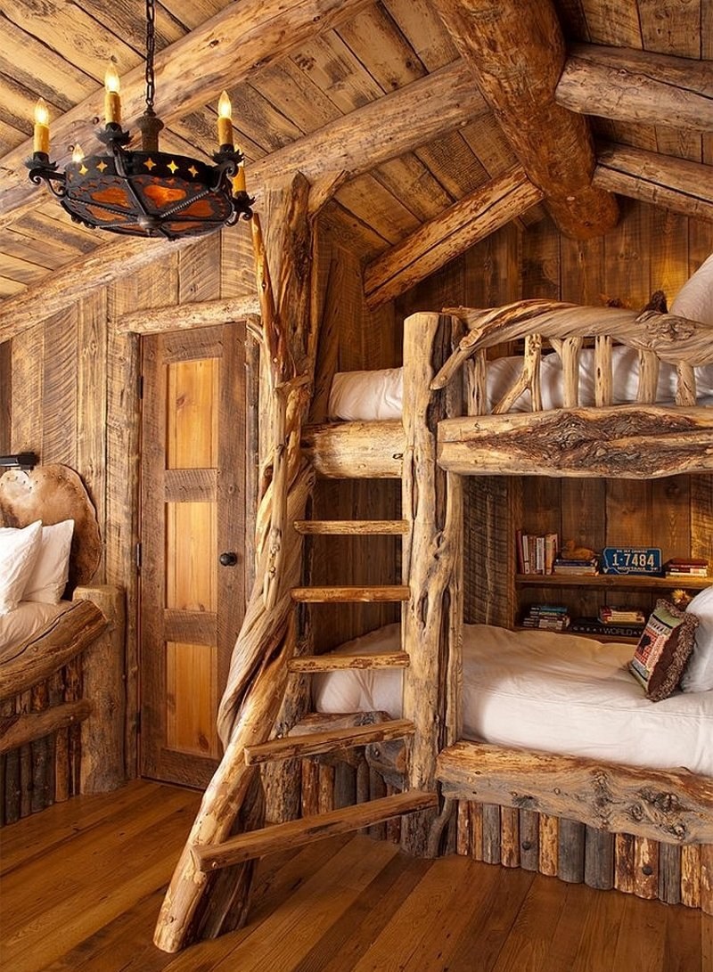 Интерьер домика на дереве