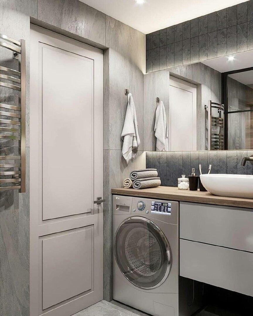 Постирочная с душевой кабиной