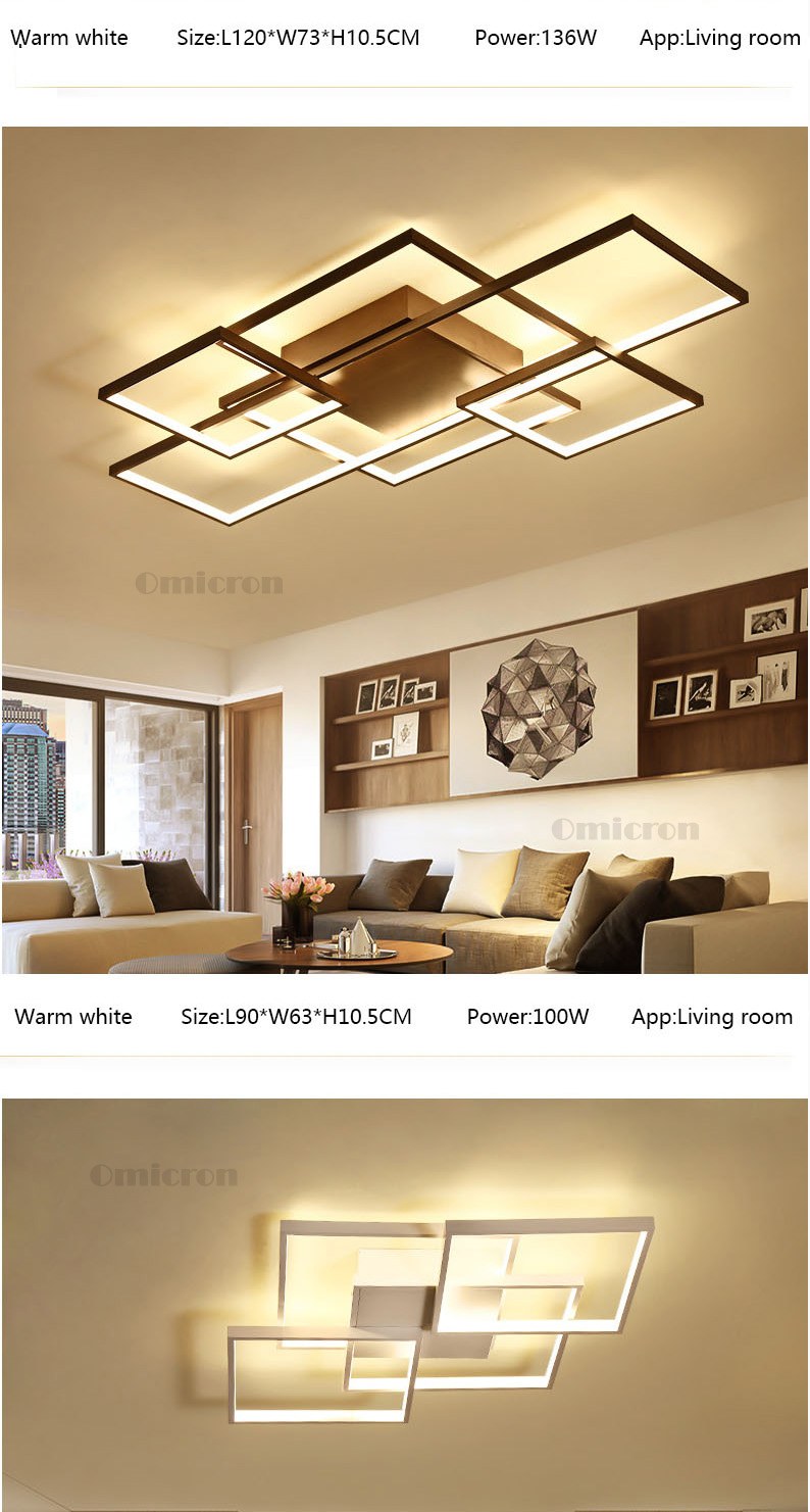 Светильник потолочный квадратный