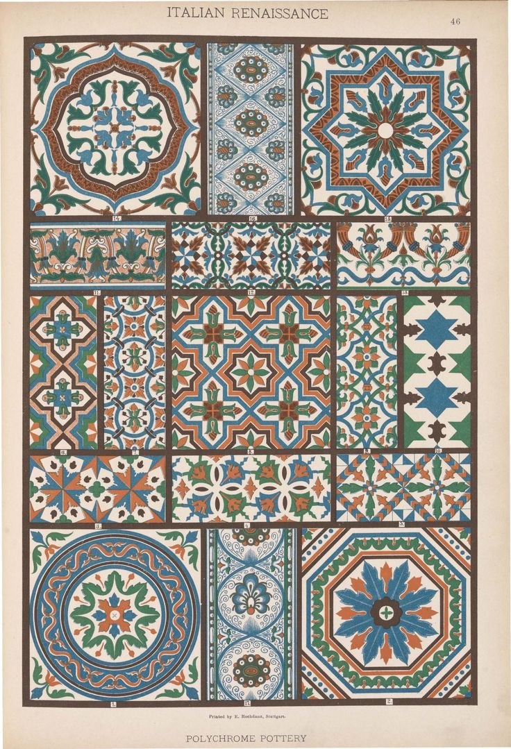 Орнамент итальянский Ренессанс