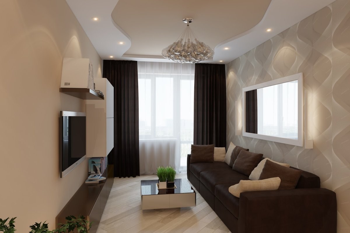 Дизайн гостиной комнаты площадью 17 кв. м: правила планировки и зонирования зала