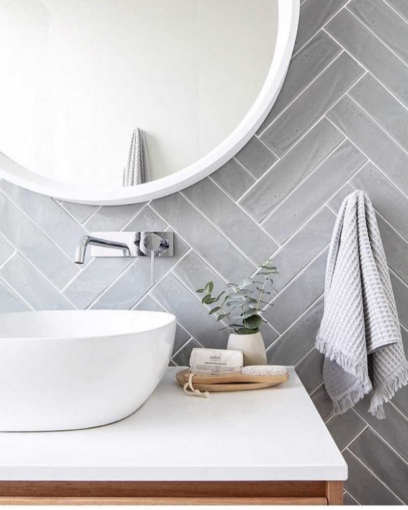 Плитка для ванной в стиле Сканди