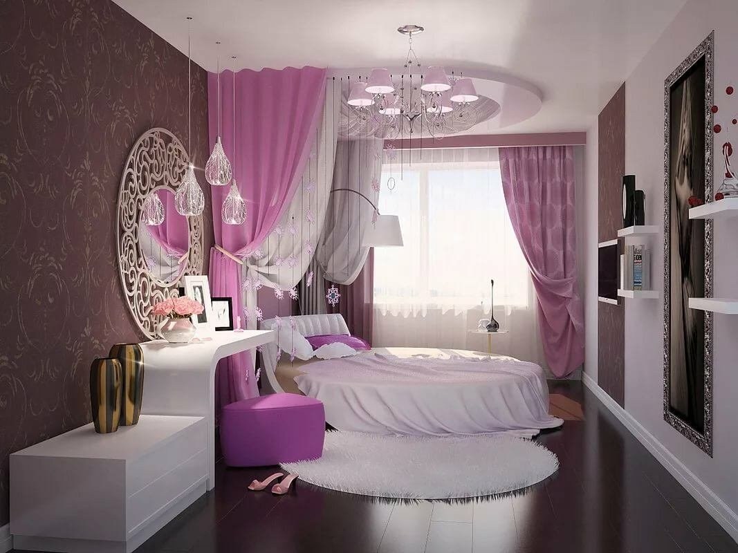 Фото дизайн комнаты для девушки в современном стиле