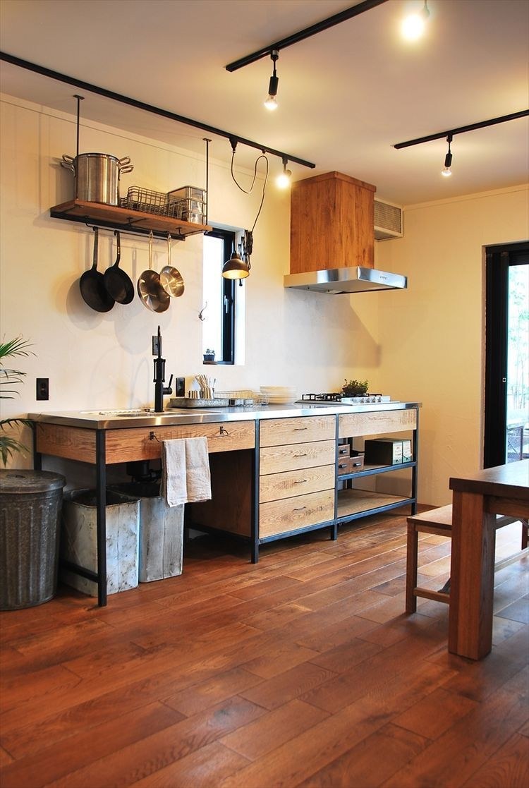 Мебель для кухни в стиле лофт