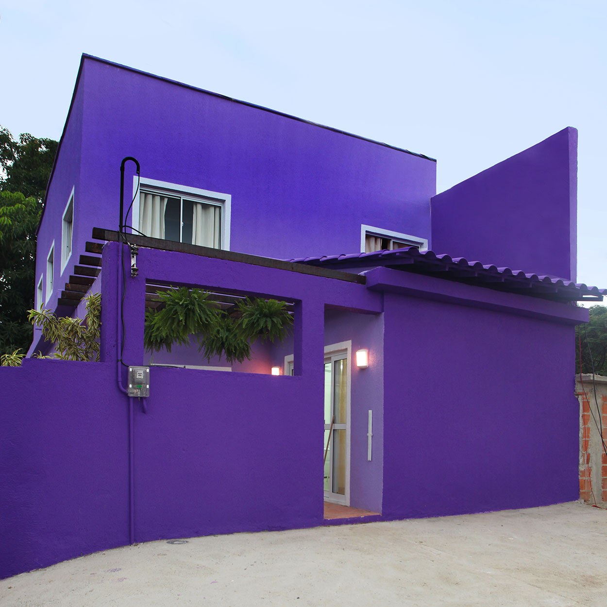 Фиолетовый дом