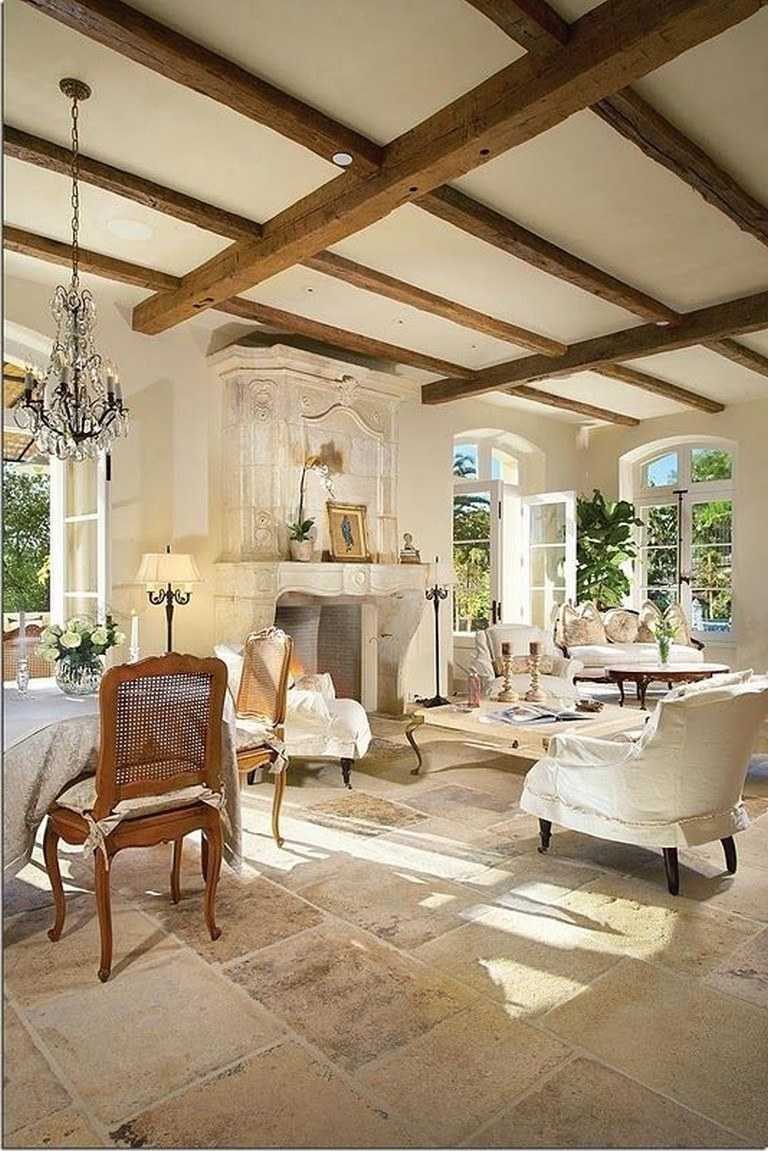 Фальшбалки в интерьере Прованс