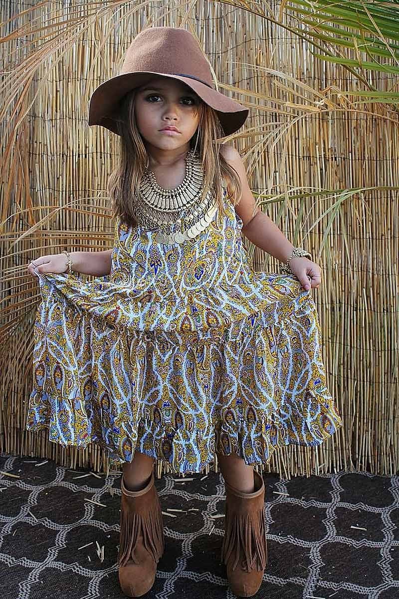 Бохо хиппи дети