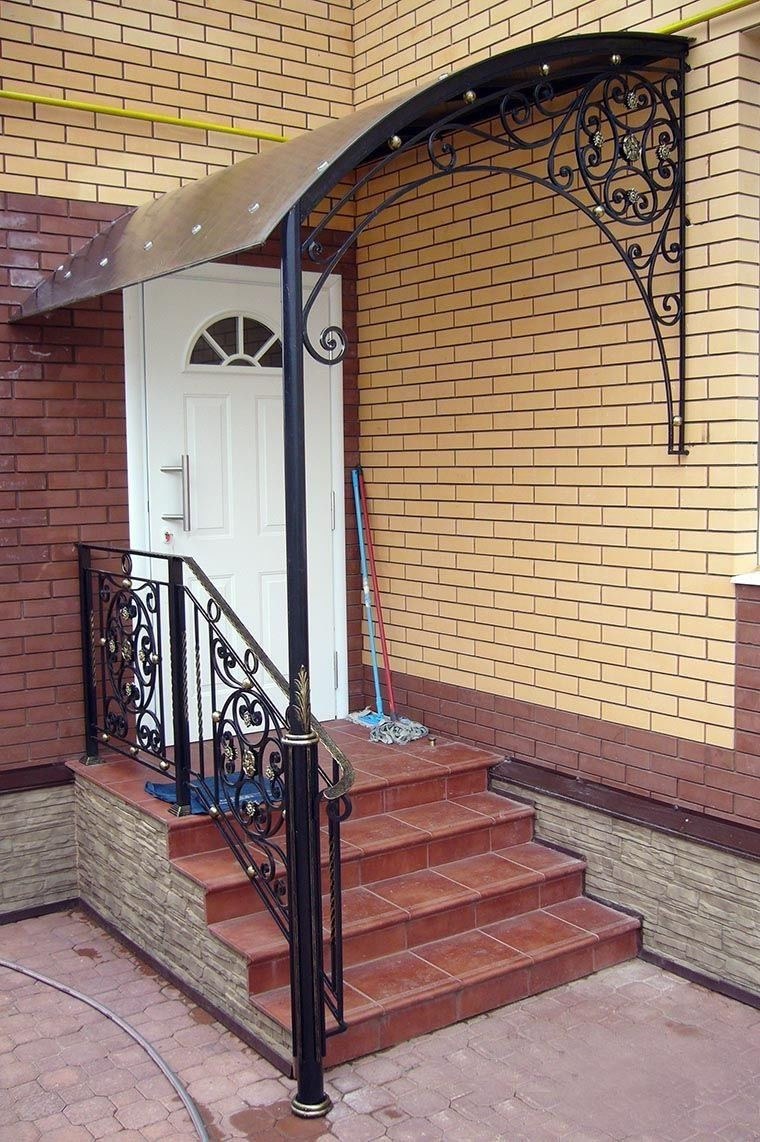 Входная группа в дом с крыльцом