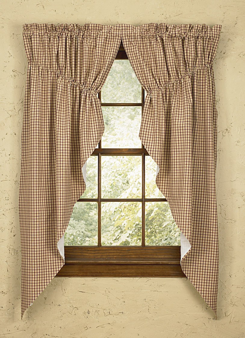 Шторы в деревенском стиле