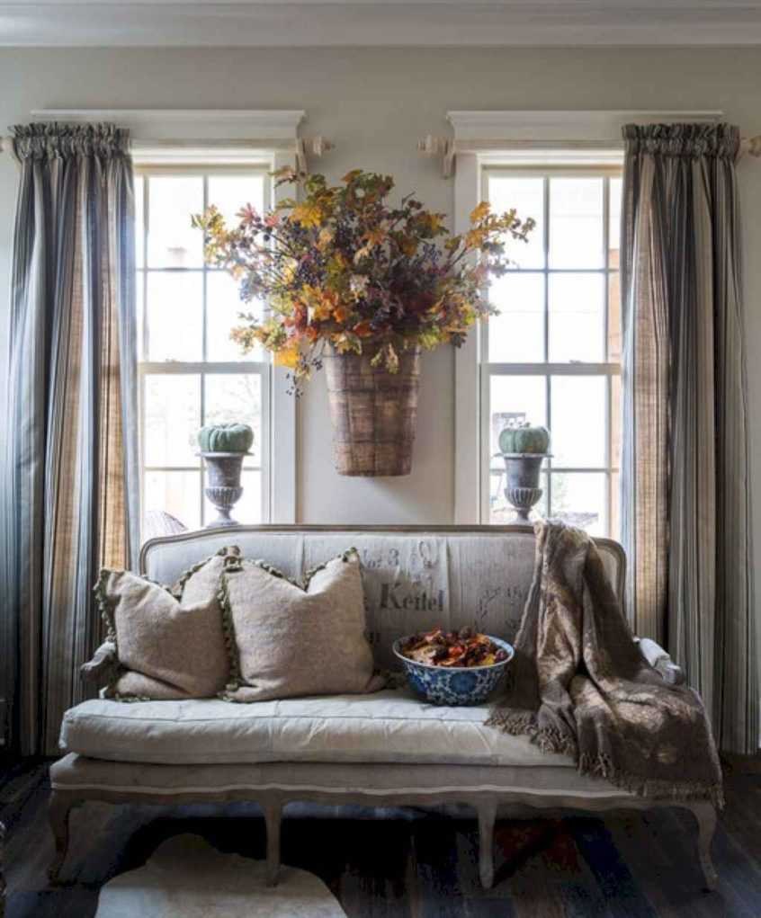 Кантри шторы в интерьере