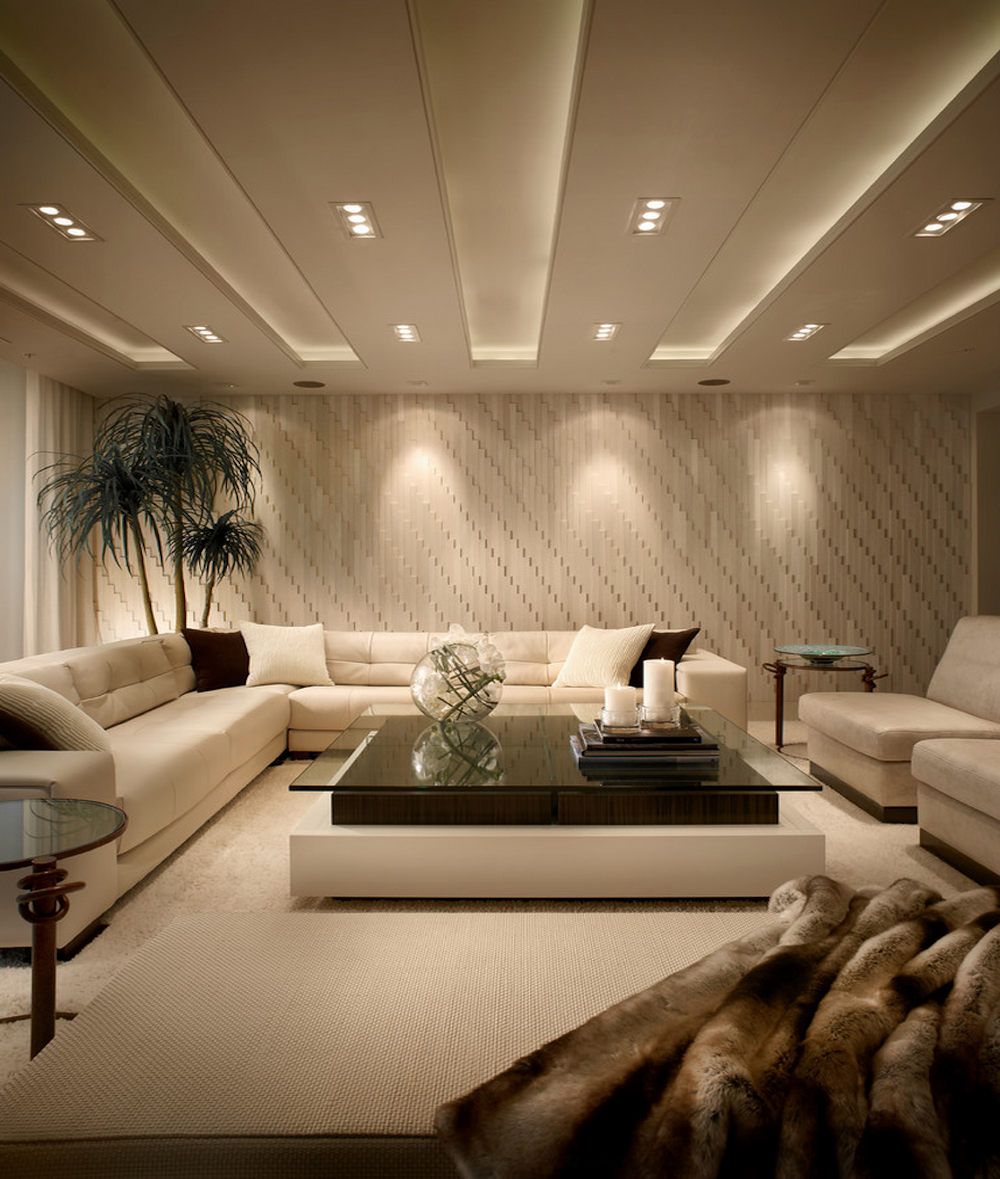 Интерьер зала. Современный интерьер. Освещение в гостиной. Интерьер потолка в гостиной. Luxury lighting