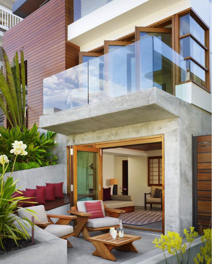 Веранда с видом на реку