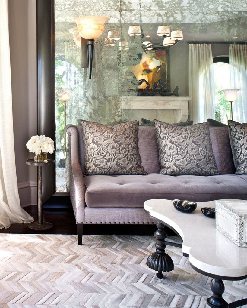 Акриловое зеркальное панно на стену