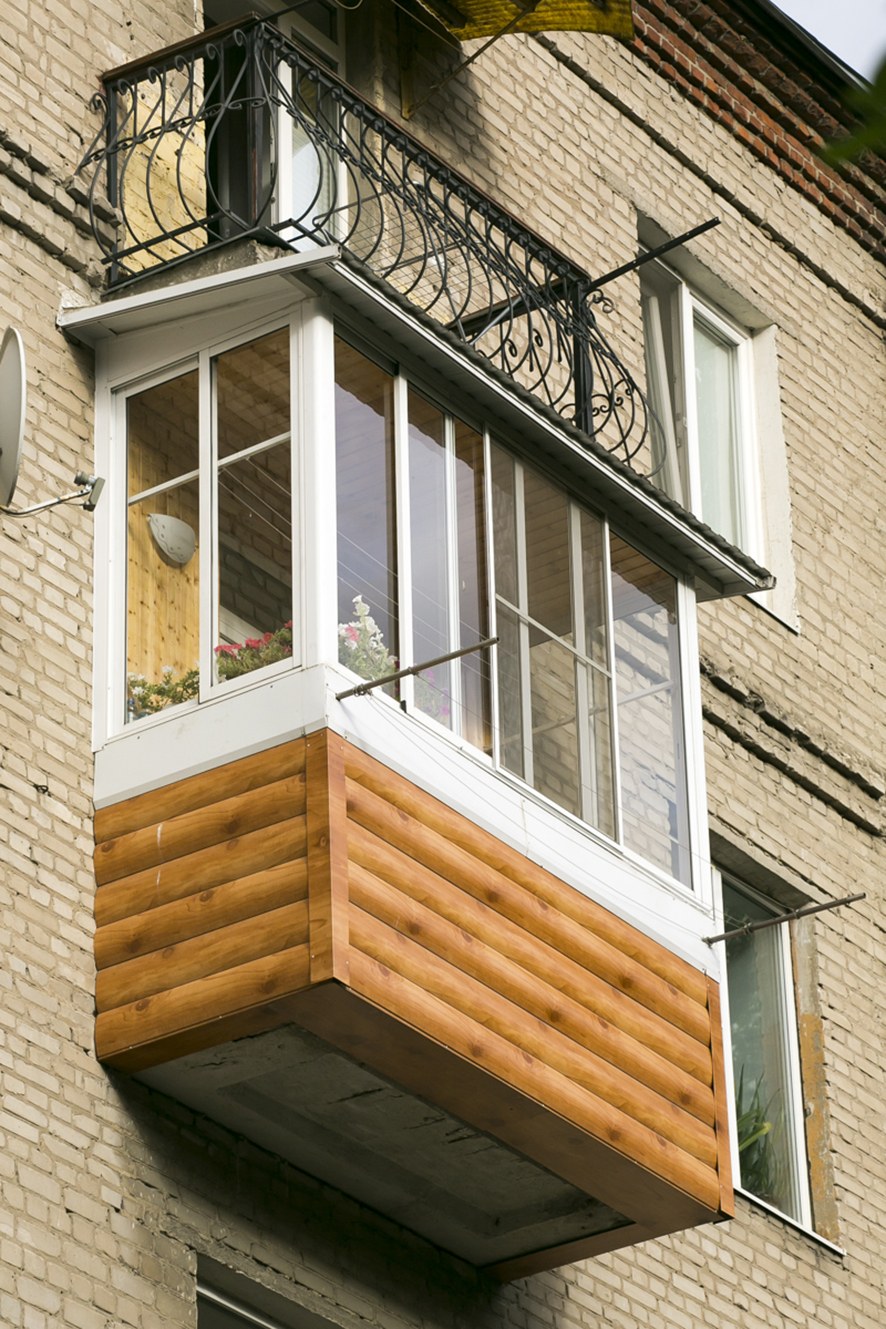 Балкон снаружи