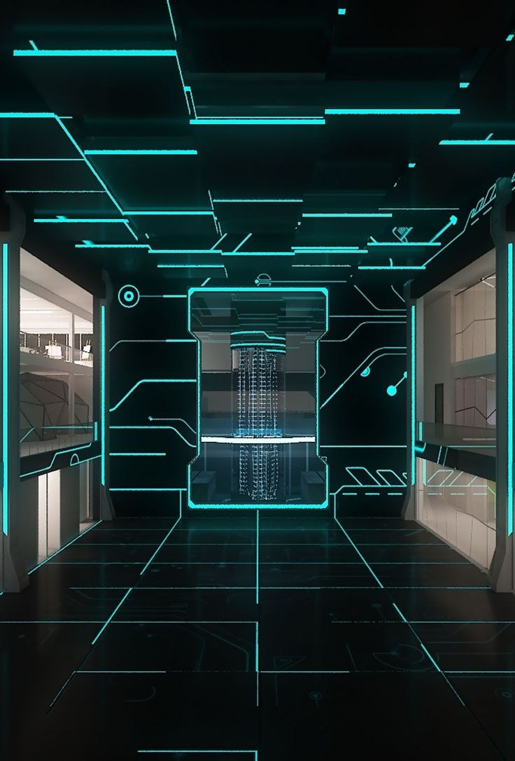 Арт комната Cyberpunk 2077