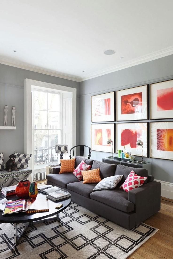 Цветные акценты в интерьере