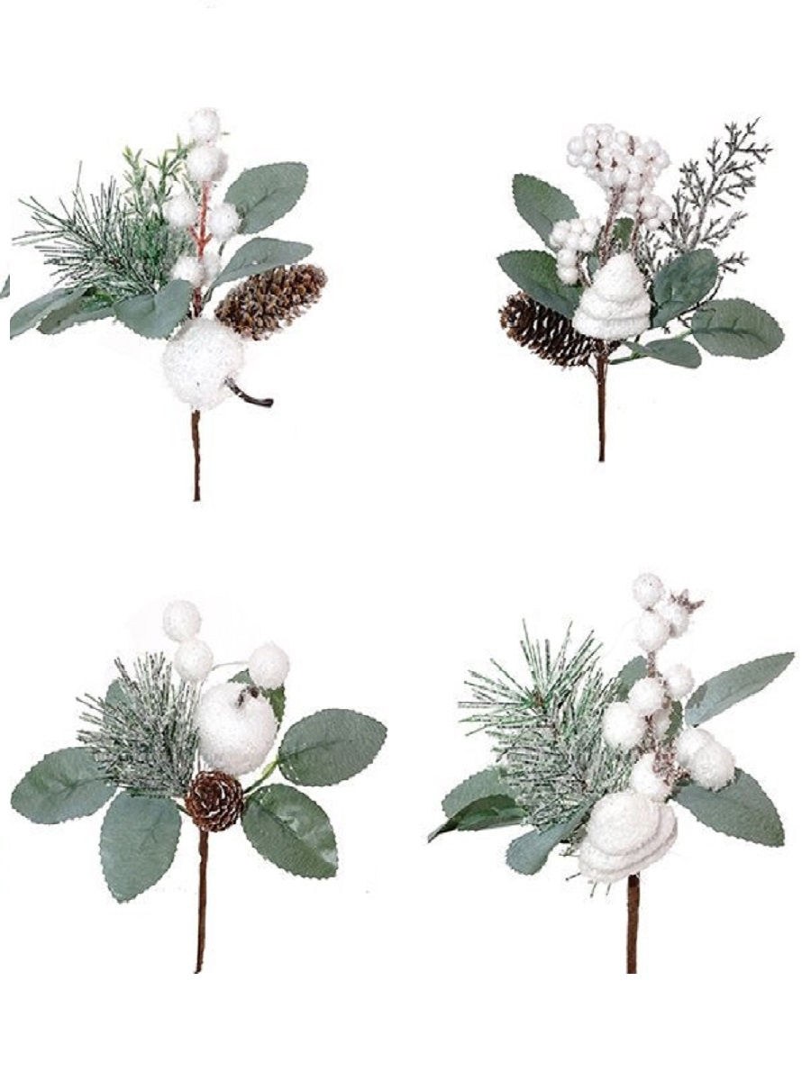 Хвойная композиция Еловая с шишками 76 см, ПВХ (National Tree Company)