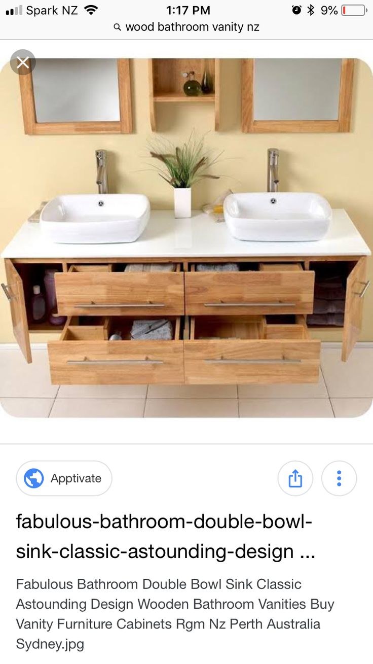 Дизайн ванной комнаты с двойной раковиной (81 фото)