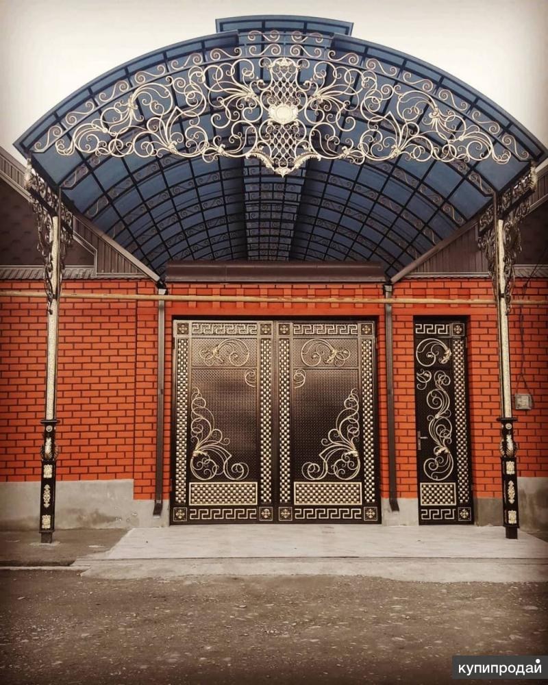 Кованые ворота Чечня Нойбер