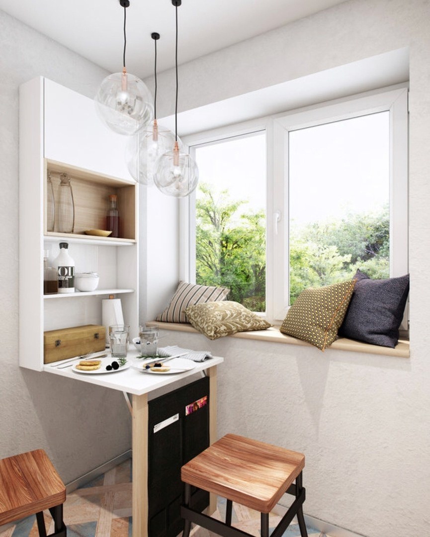 Стильные небольшие кухни