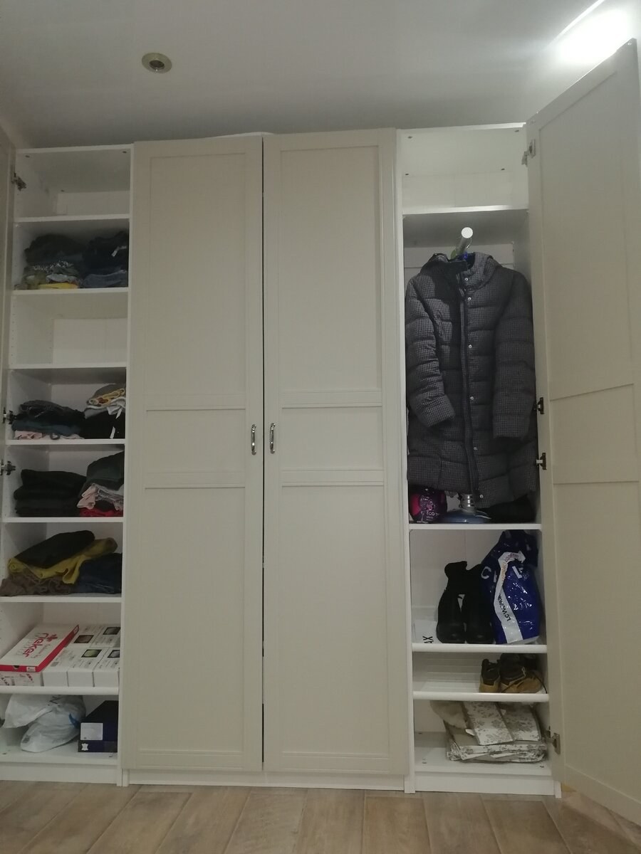 ПАКС гардероб угловой, белый, ФАРДАЛЬ ВИКЕДАЛЬ