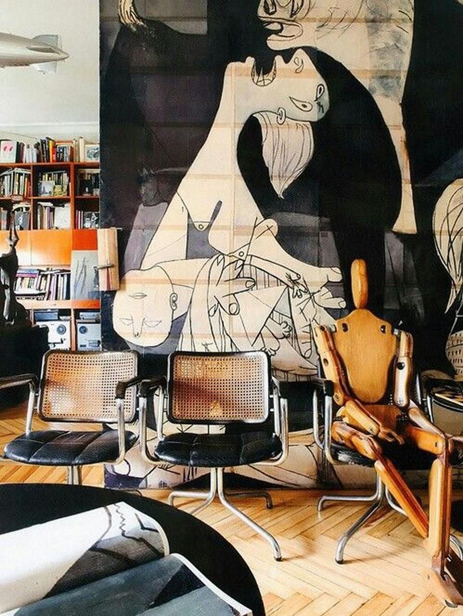 Роспись на стенах Пикассо