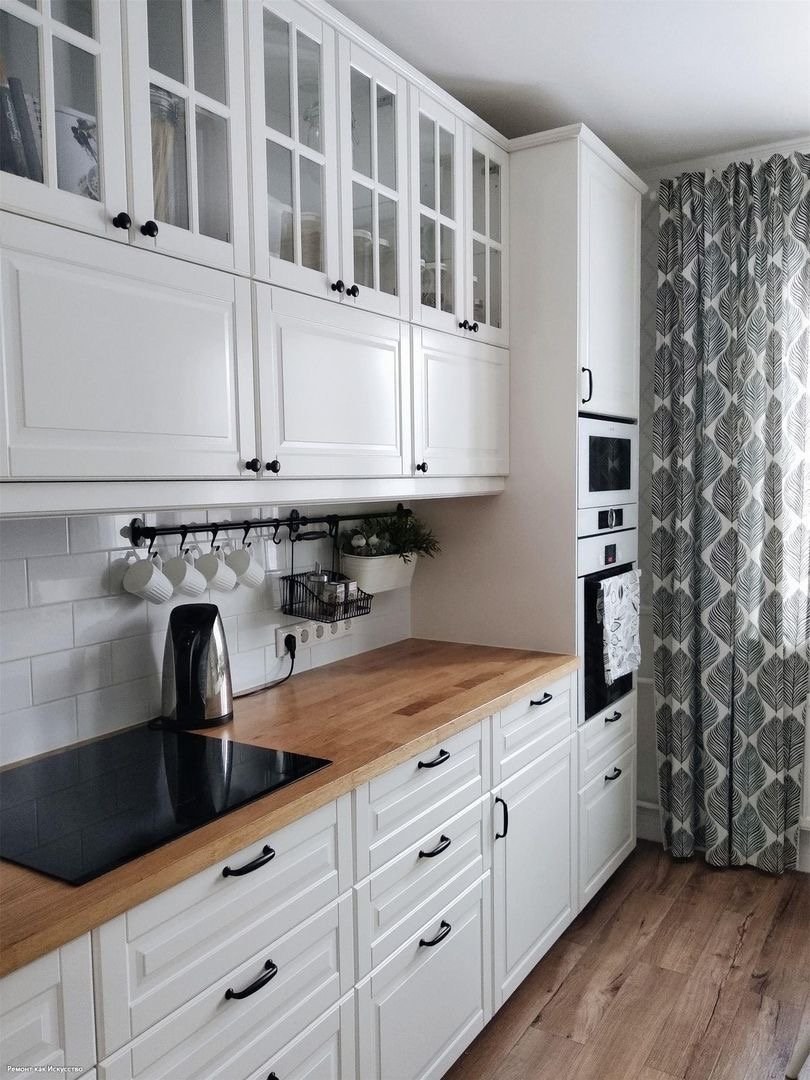 Сканди кухня белая