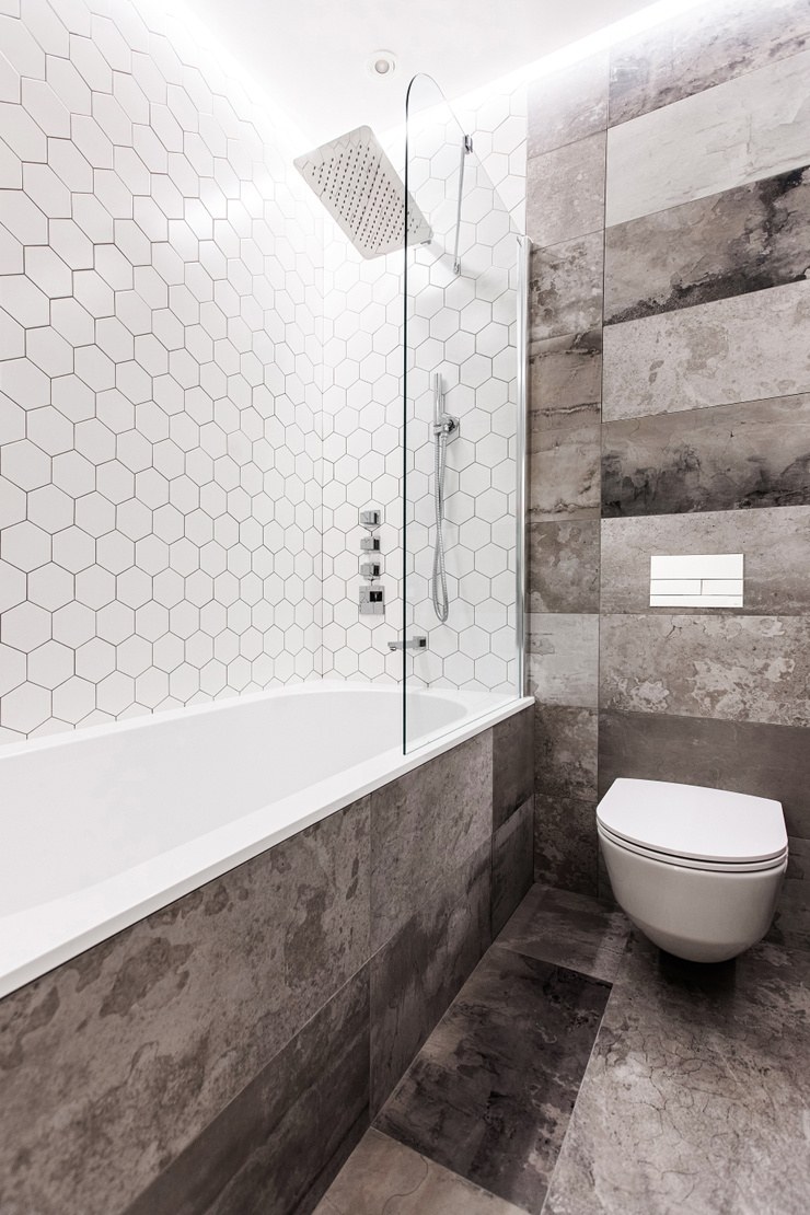 Раскладка плитки в ванной