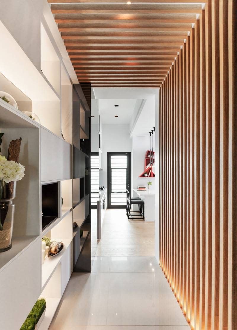 Рейки в спальне