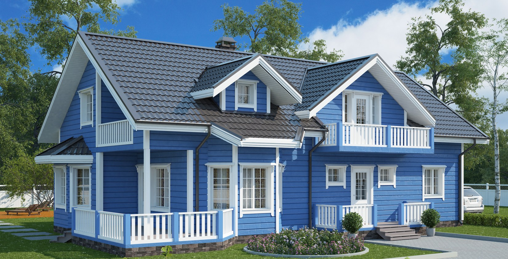 Красивый синий дом. Деревянный дом с синей крышей. Деревянный дом голубого цвета. Серо голубой дом. Синий каркасный дом.
