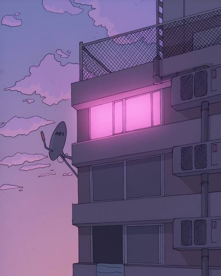 Неоновое помещение