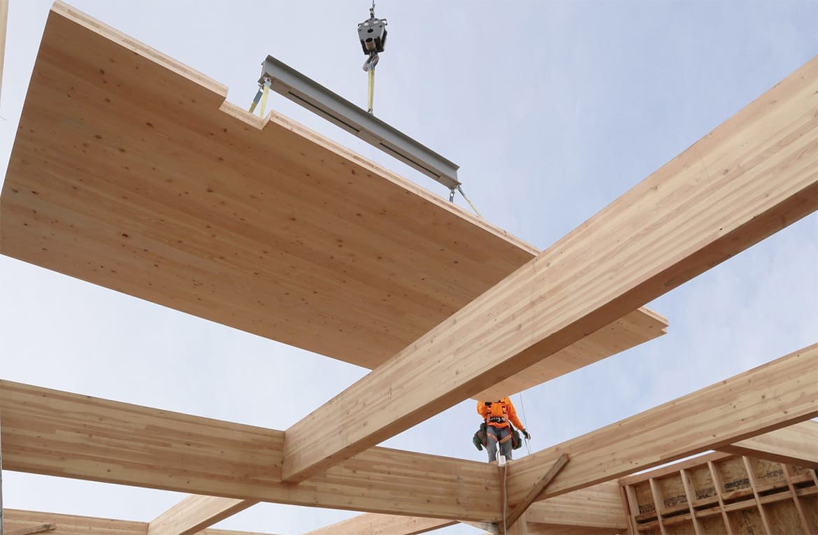 Технология Cross Laminated Timber (CLT)