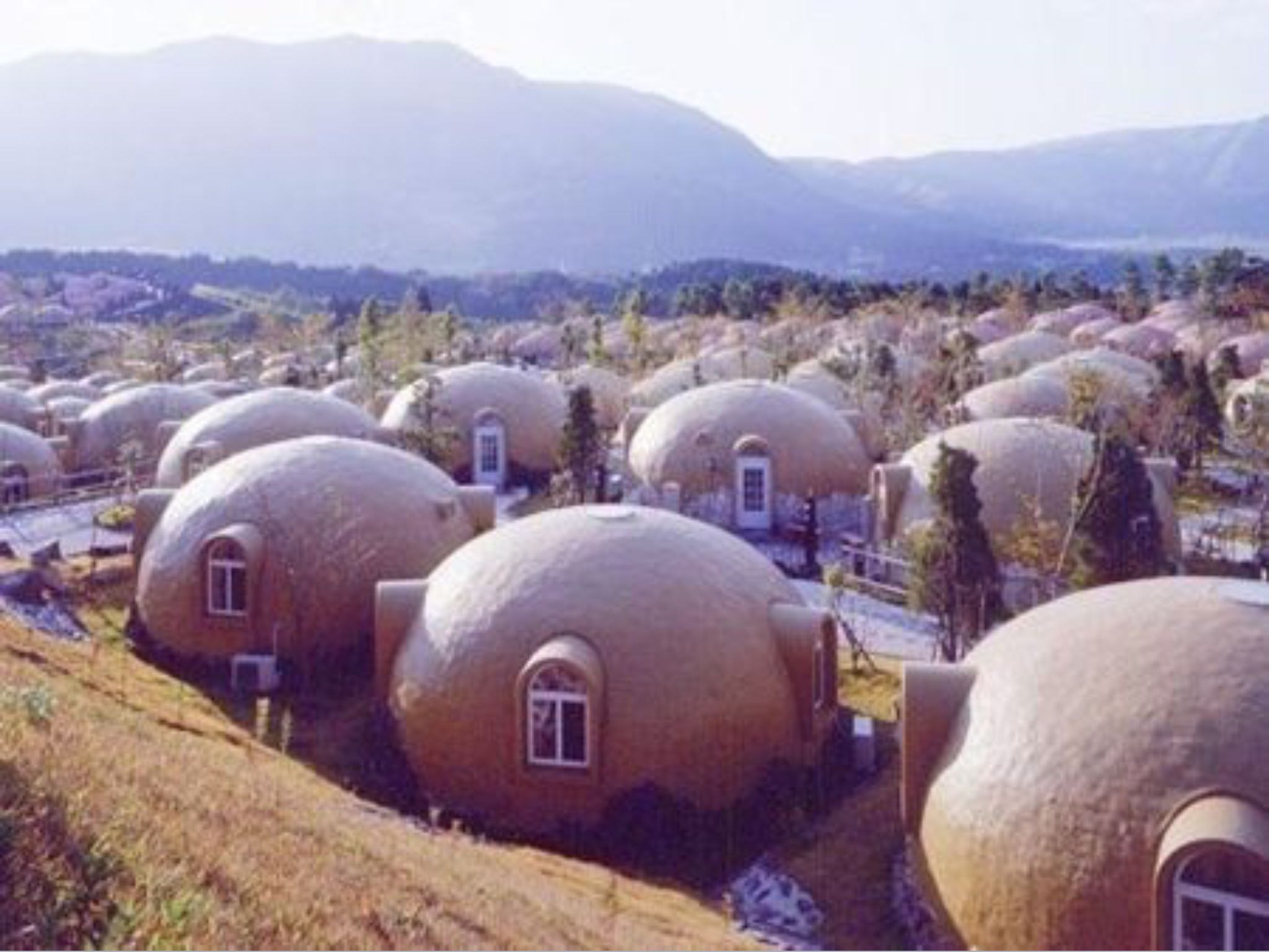 Купольные дома в японн