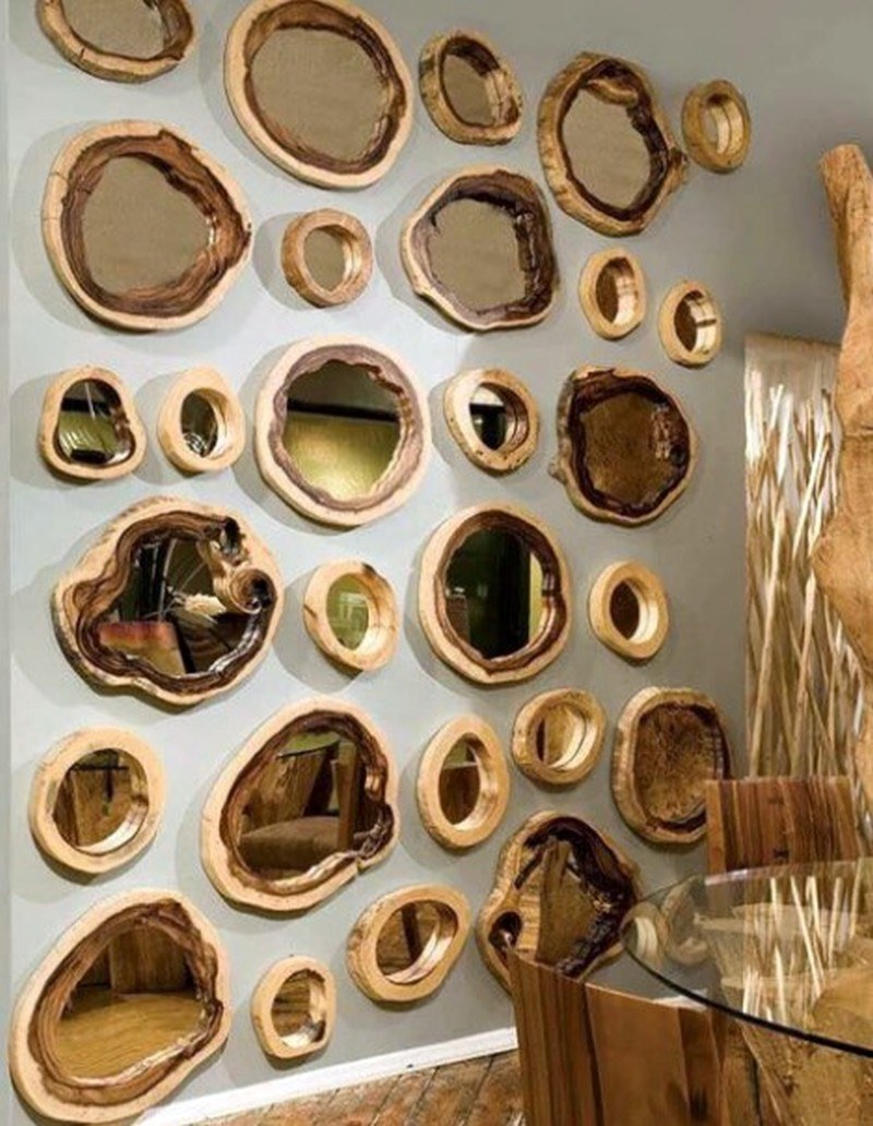 Деревянные ящики в интерьере