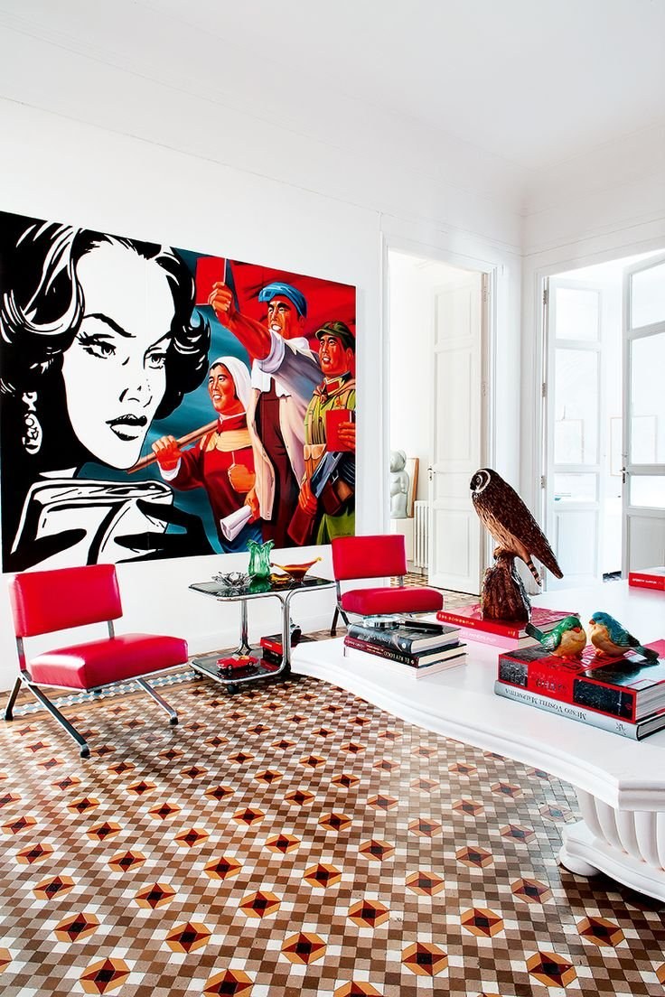 Стиль Китч в интерьере кухни