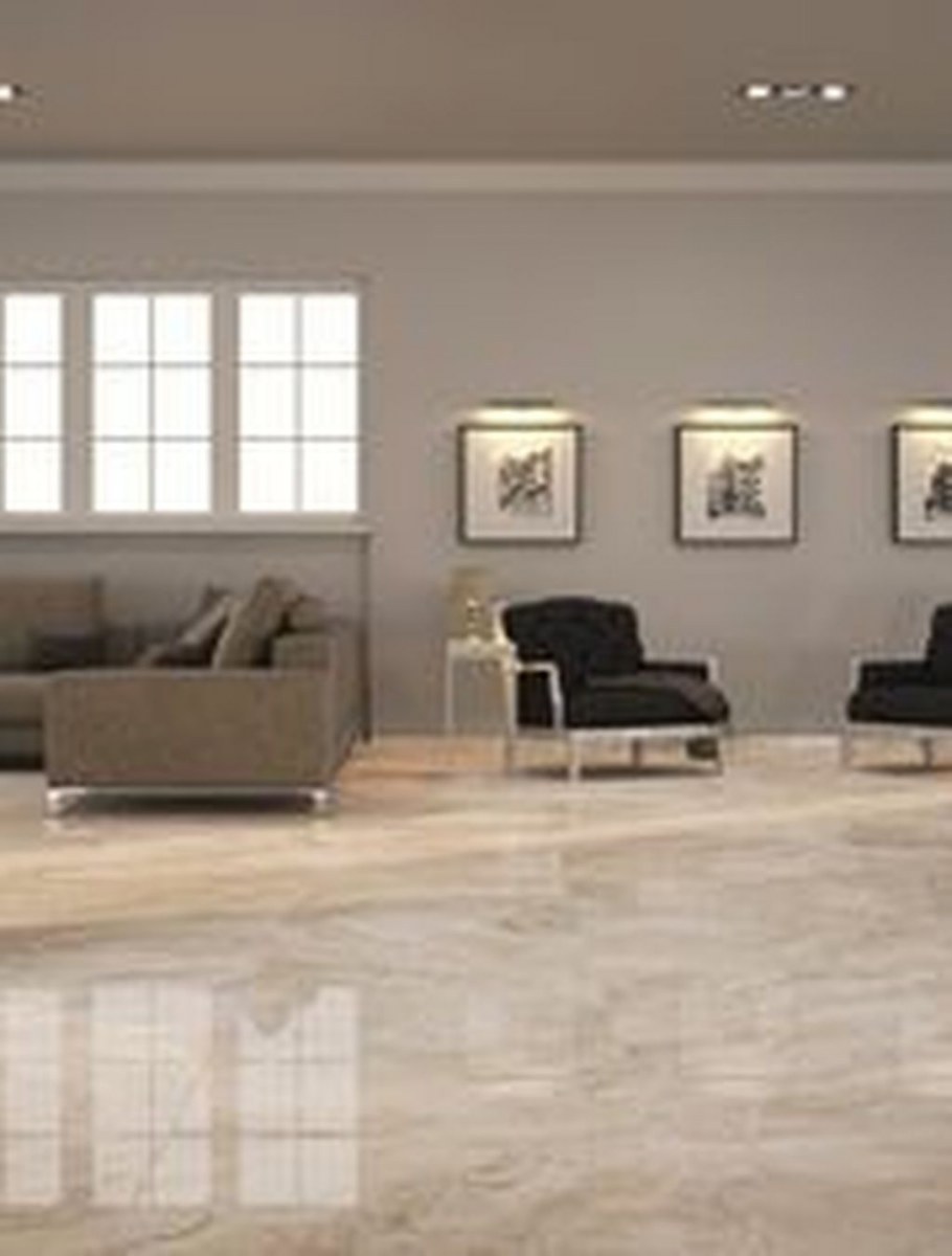 Глянцевый керамогранит в интерьере