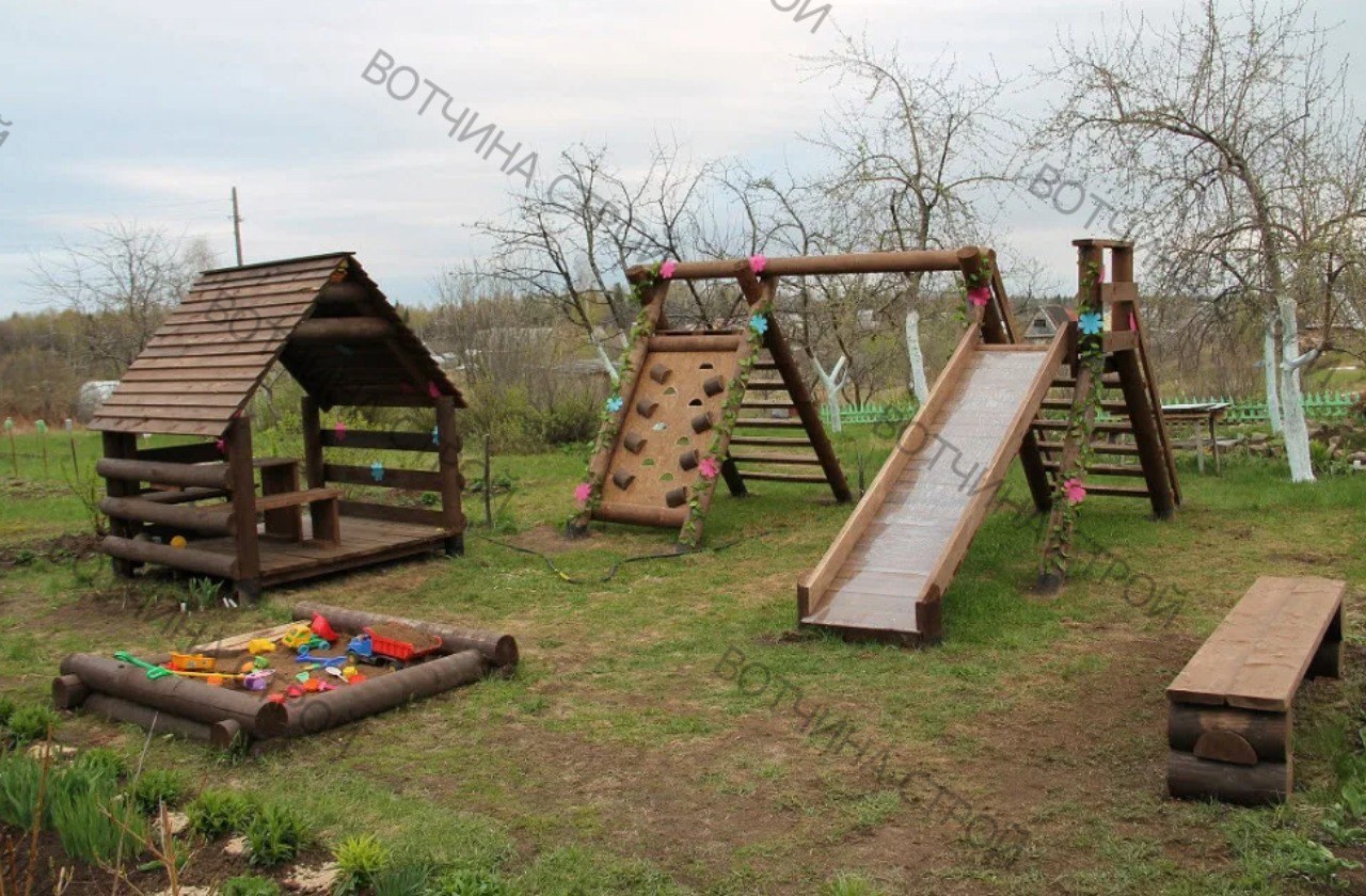 Идеи для детской площадки на даче