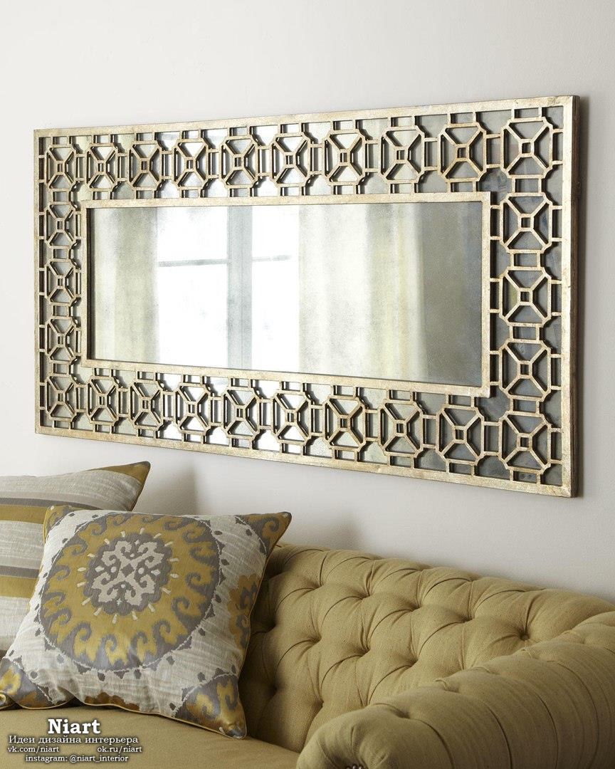 Зеркала в рамках в интерьере