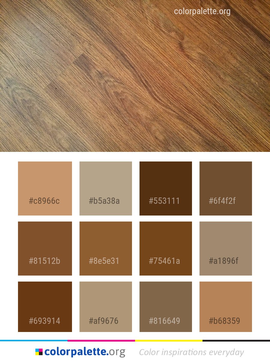 Цветовая палитра дерева