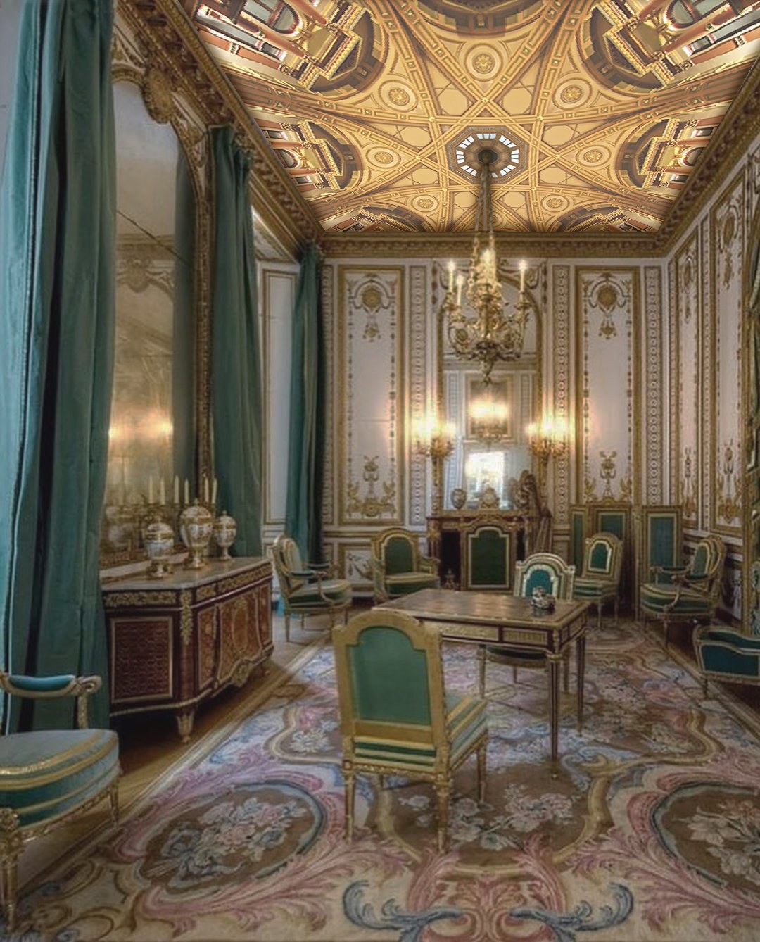 Версаль интерьер. Версальский дворец спальня короля. Королевская спальня Версальского дворца. Версальский дворец интерьеры. Барокко интерьеры Версальского дворца.