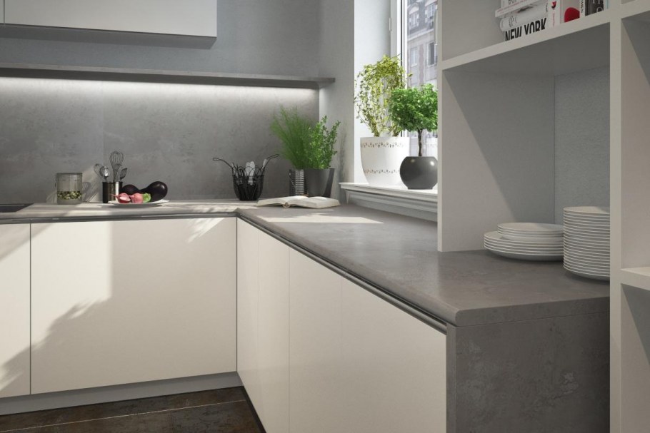 Подобрать столешницу к белой кухне