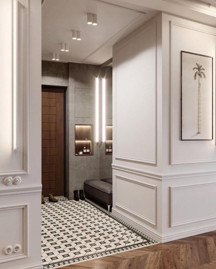 Буазери в коридоре