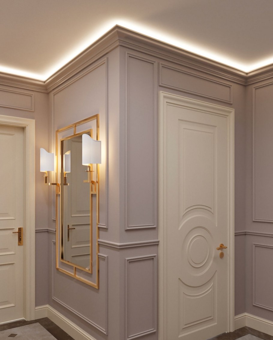 Молдинги в интерьере