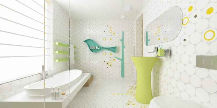 Детская ванная в современном стиле