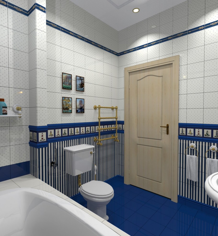 Обустройство санузла для мальчиков