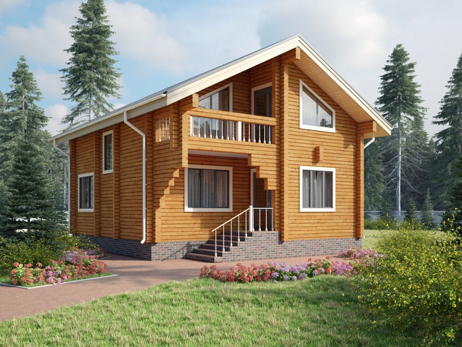 Красивые деревянные дома