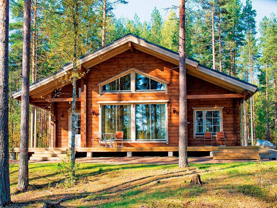 Архитектура стиль рустико Шале