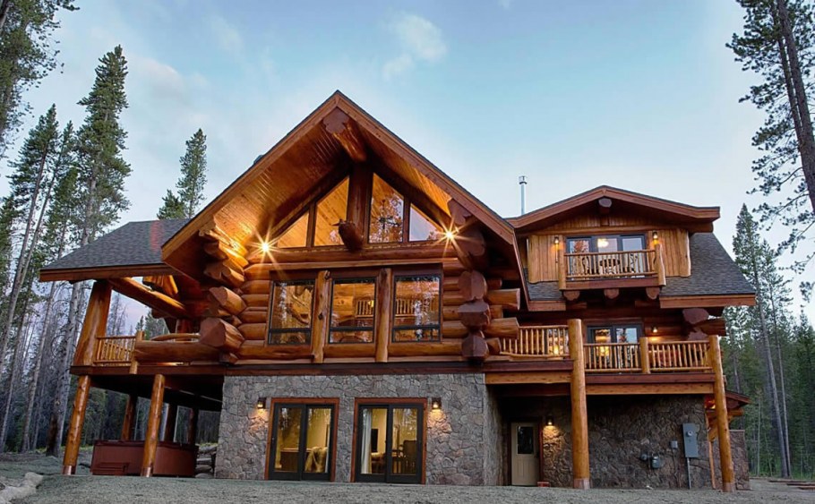 Фасады деревянных домов