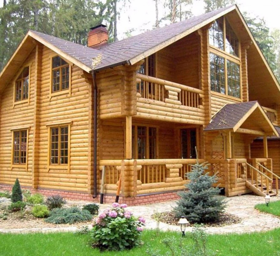 Контио дома из клееного бруса